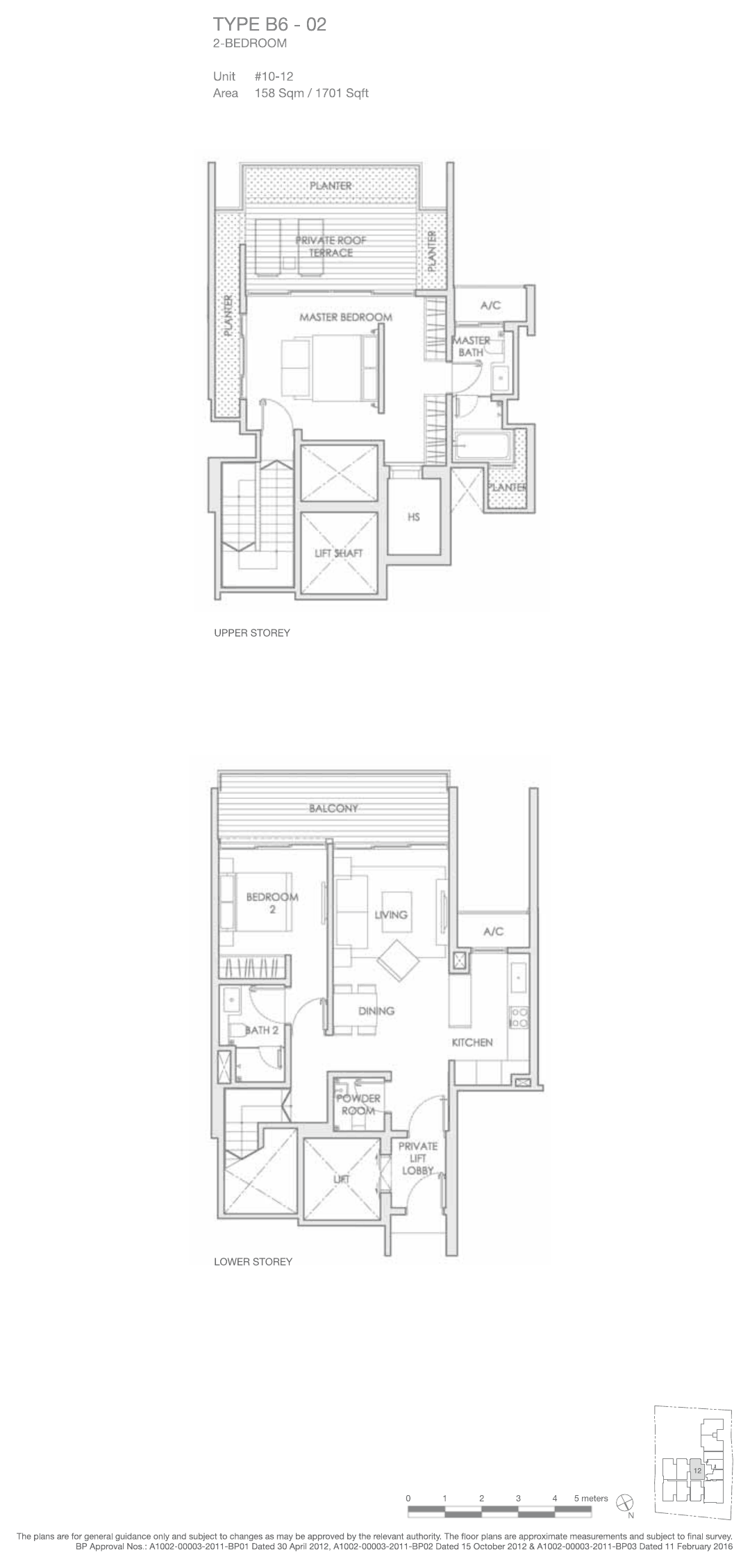 Type B6-02 · 2-Bedroom Attic